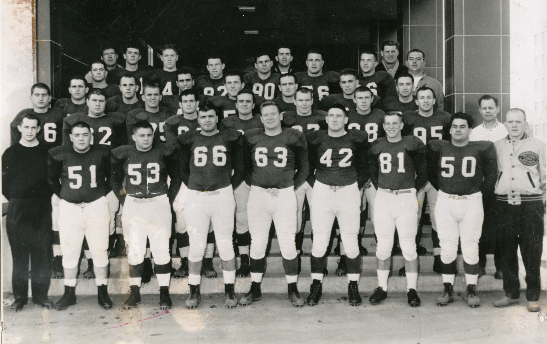 Photo de l'équipe de football, 1960