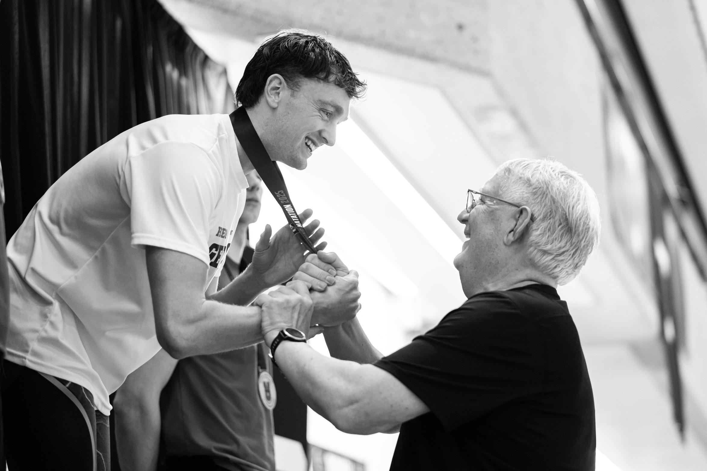 Hugo Lemesle et Dave Heinbuch, noir et blanc